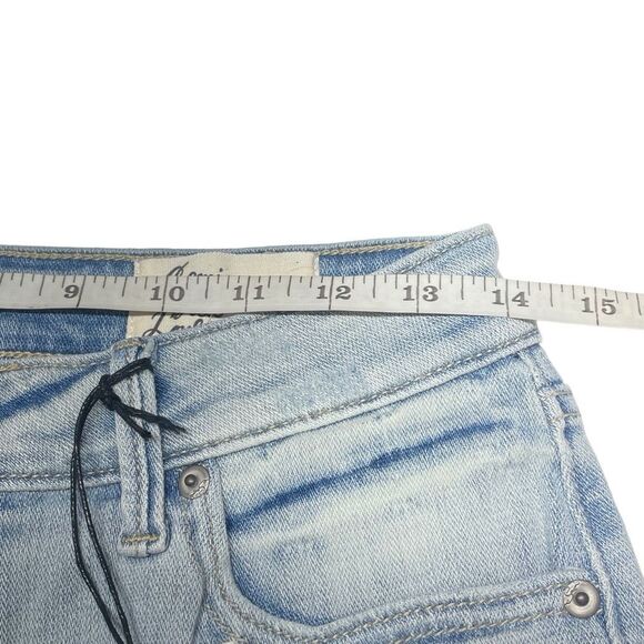 Cosmic Blue Love Light Wash Riptide Jean Shorts - Picture 4 of 7